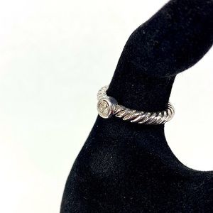 Andrea Candela Diamond Sterling Silver Ring